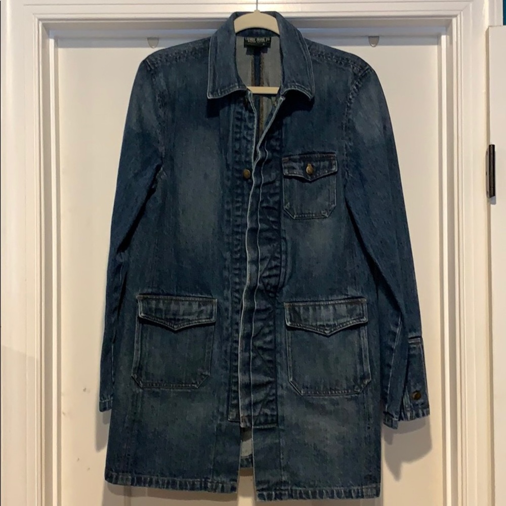 3/4 length denim jacket